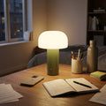 Lampe de bureau verte champignon | Mossia