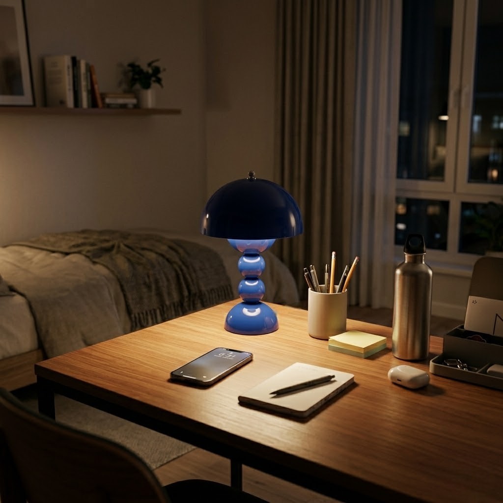 Lampe de bureau bleue | Floréa