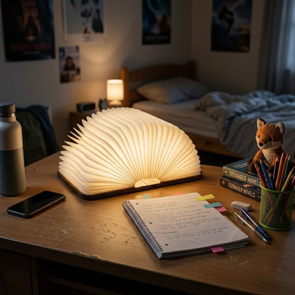 Lampe de bureau enfant livre lumineux | Bookina