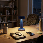 Lampe de bureau bleue moderne | Retrovia