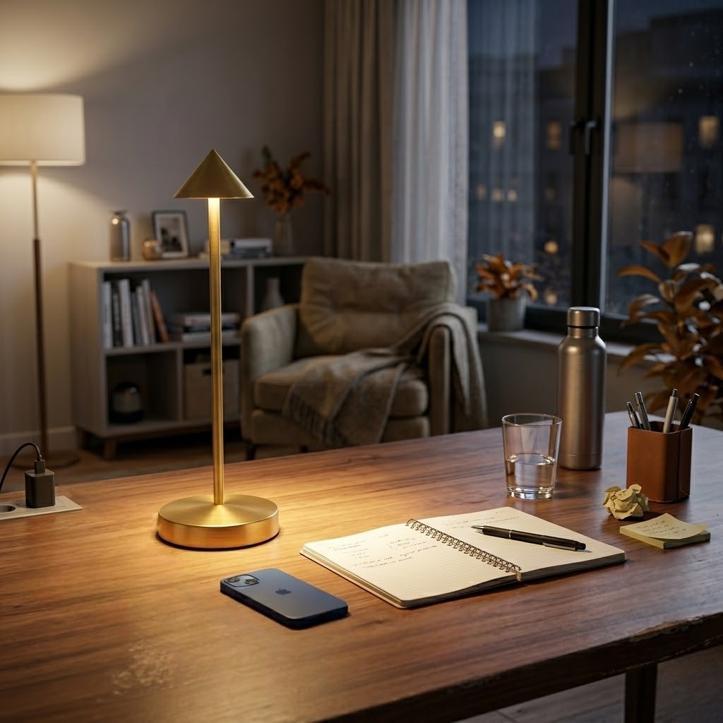 Lampe de bureau vintage sans fil | Velmira