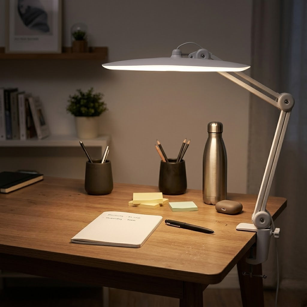 Lampe de bureau blanche puissante | Brightova