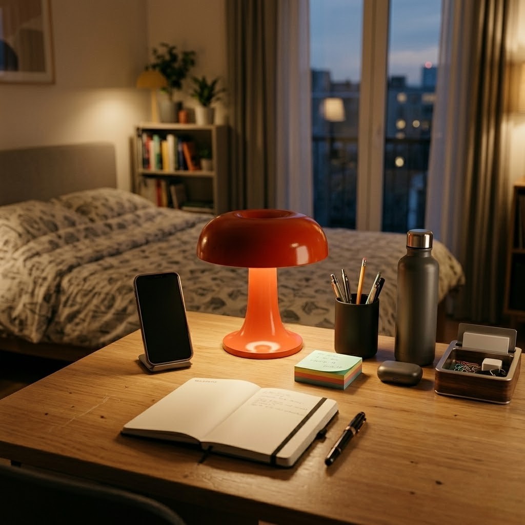 Lampe de bureau LED champignon | Lumeo