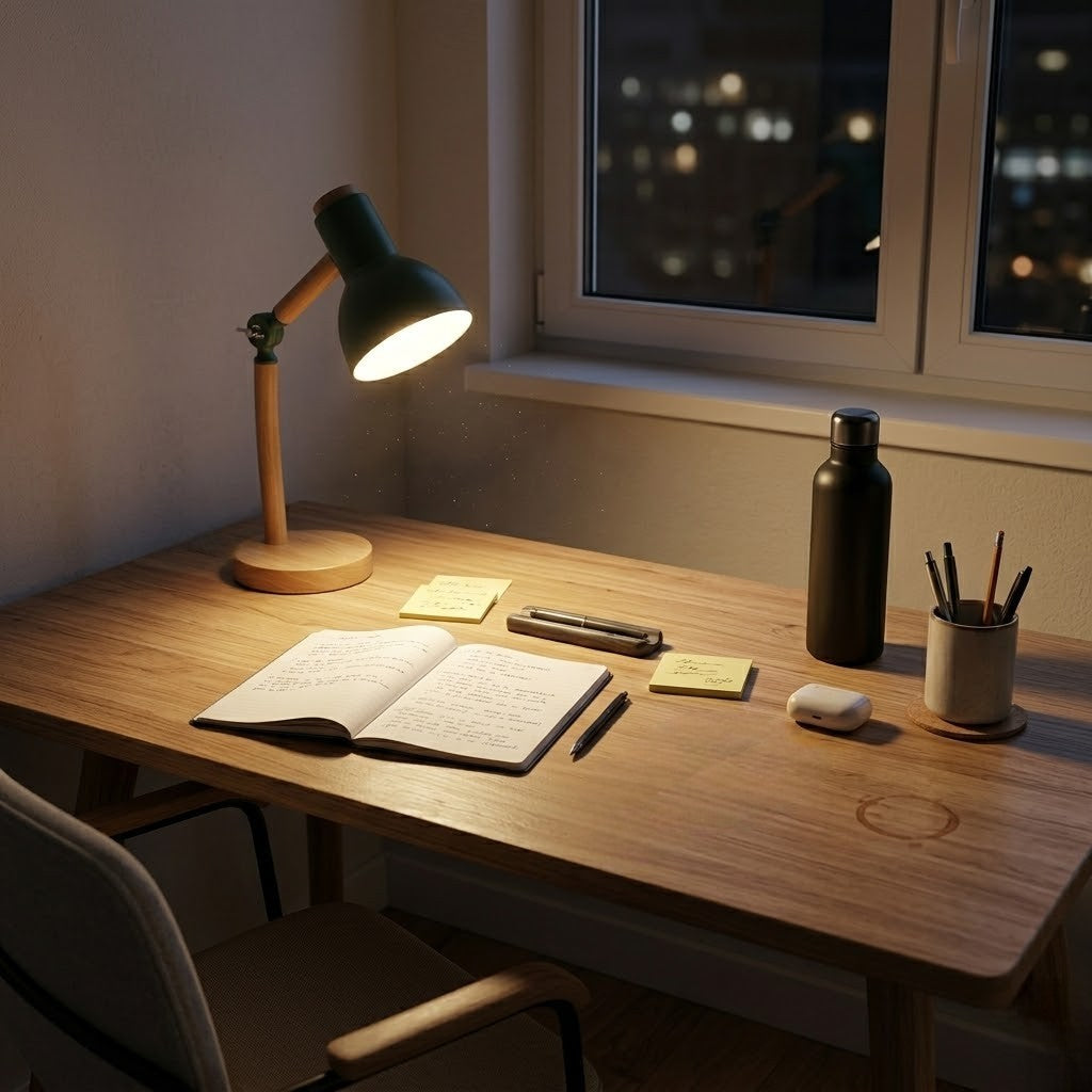 Lampe de bureau bois | Woodena