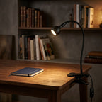 Lampe de bureau à pince USB | Clario