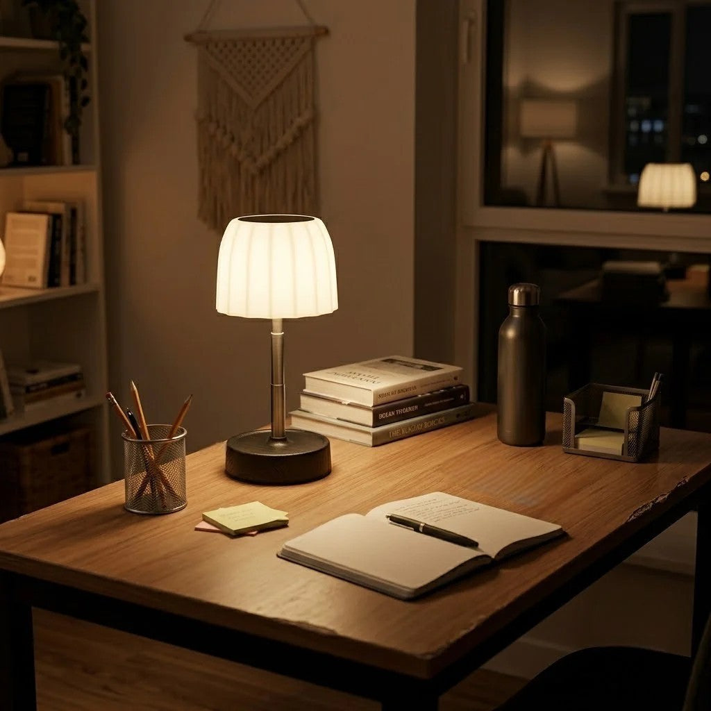 Lampe de bureau sans fil rechargeable | Haloa