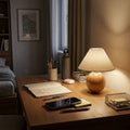 Lampe de bureau bois vintage | Timbera