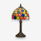 Lampe de bureau vintage vitrail | Stainora