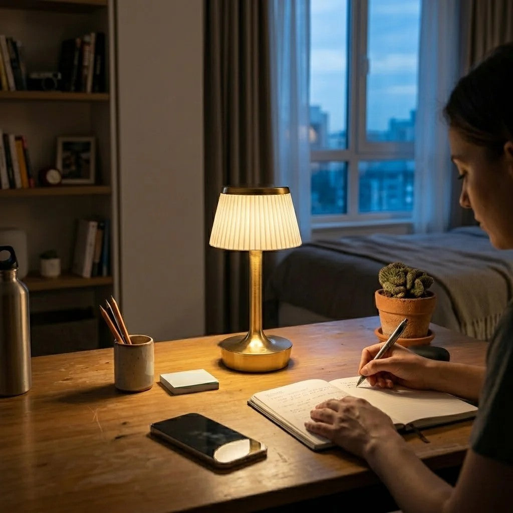 Lampe de bureau tactile moderne | Haloa