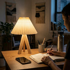 Lampe de bureau bois tamisée | Lumibois