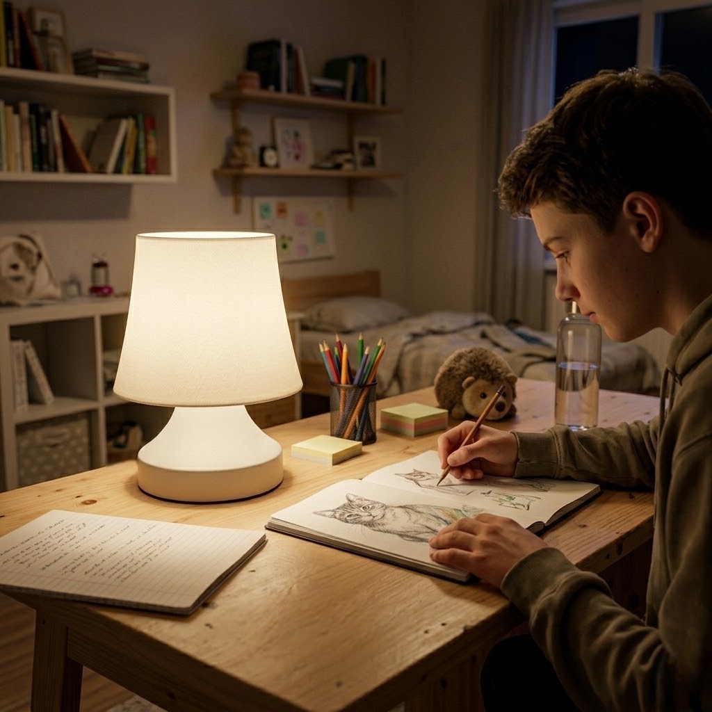 Lampe de bureau enfant champignon | Mushy