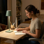 Lampe de bureau verte sans fil | Verdeo