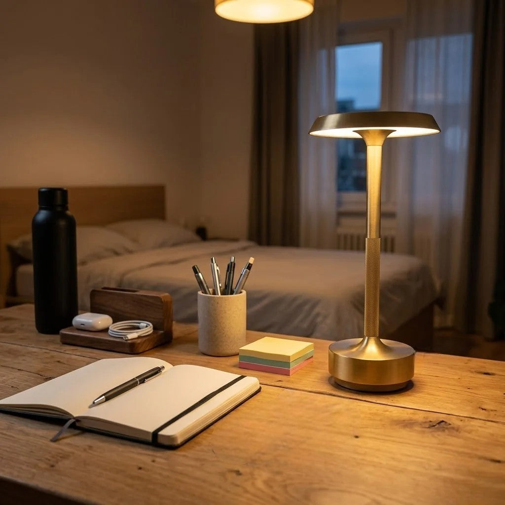 Lampe de bureau sans fil scandinave | Eloria