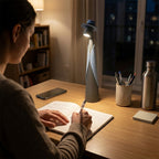 Lampe de bureau bleue design | Veluna