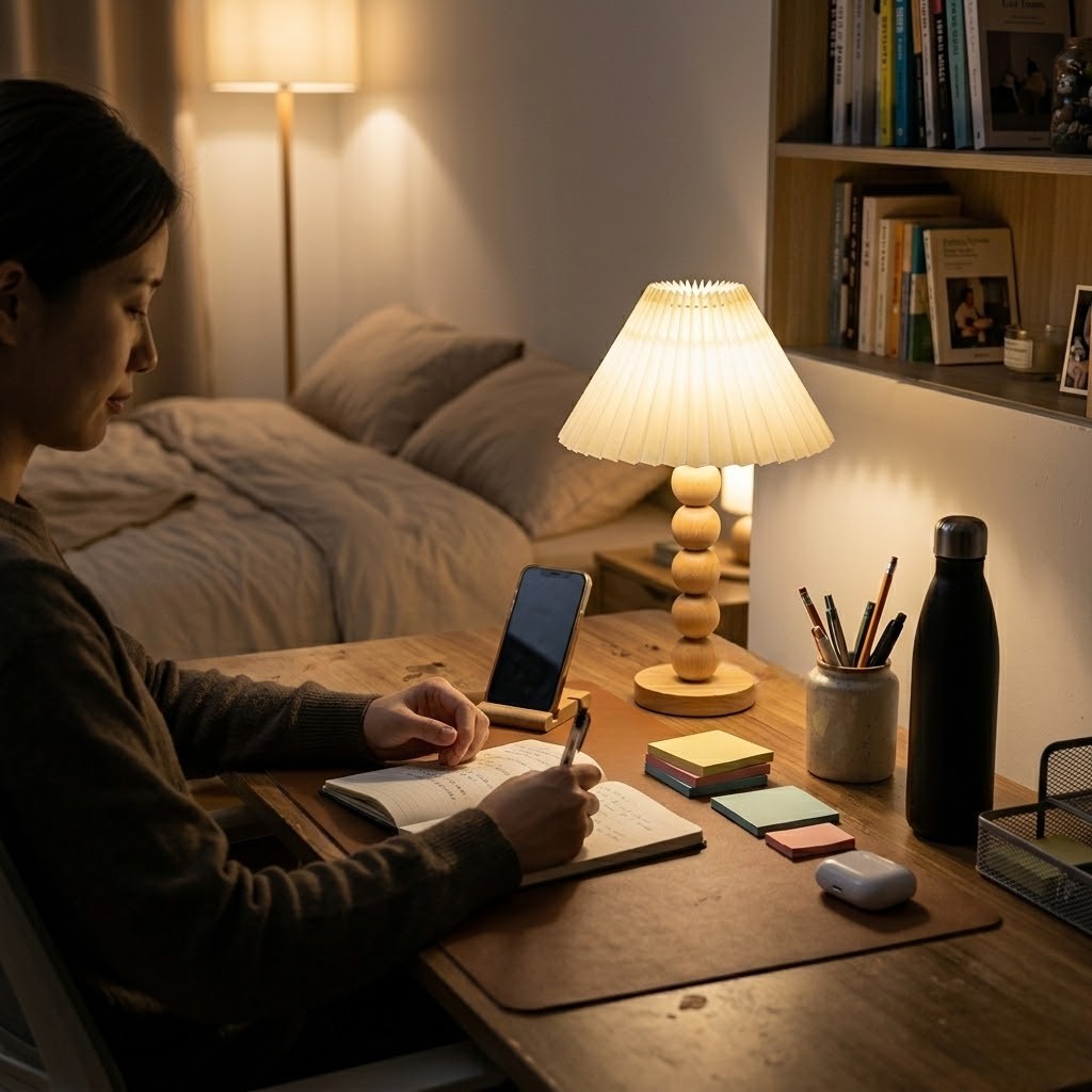 Lampe de bureau bois scandinave | Nordwood