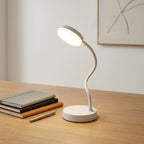 Lampe de bureau sans fil blanche | Solaris