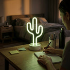 Lampe de bureau verte cactus | Cactea