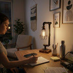 Lampe de bureau vintage industrielle | Loften