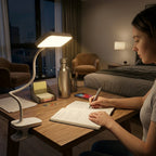 Lampe de bureau blanche sans fil | Cordelia