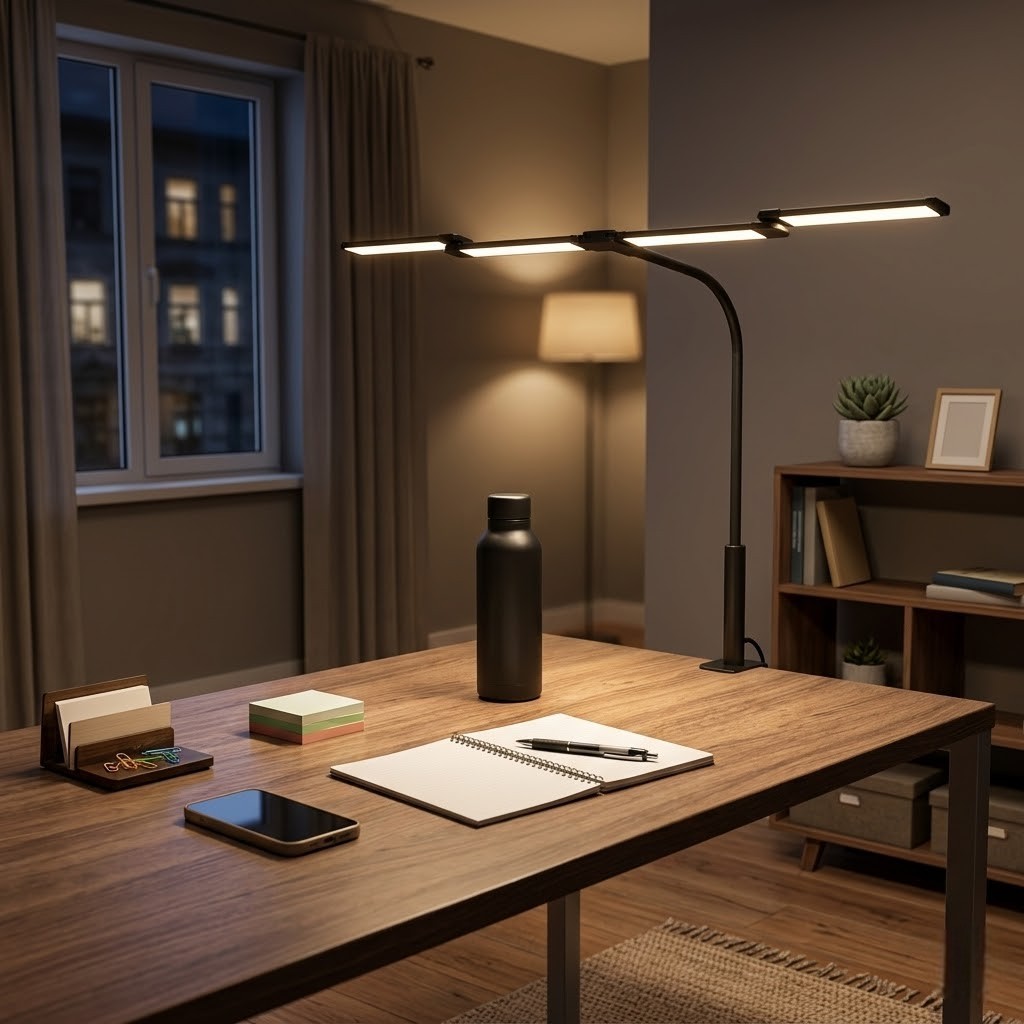 Lampe de bureau LED loupe | Visiona