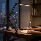 Lampe de bureau à pince articulée | Axion