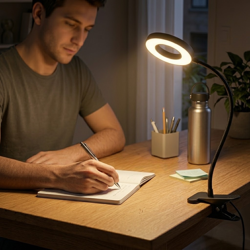 Lampe de bureau à pince lecture | Nexa