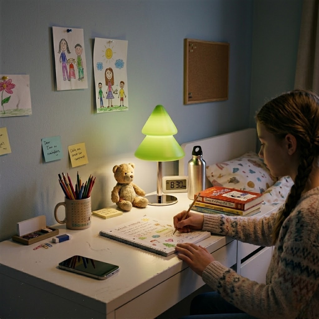 Lampe de bureau enfant vert | Muralya