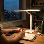 Lampe de bureau tactile blanche | Nordia
