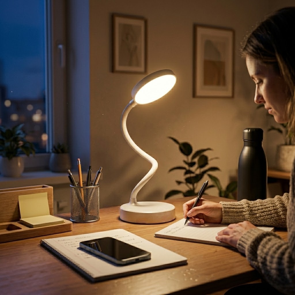 Lampe de bureau LED sans fil | Luna