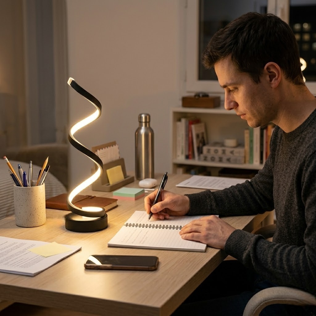 Lampe de bureau LED design | Dualis
