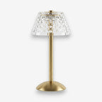 Lampe de bureau tactile dorée | Aurelia