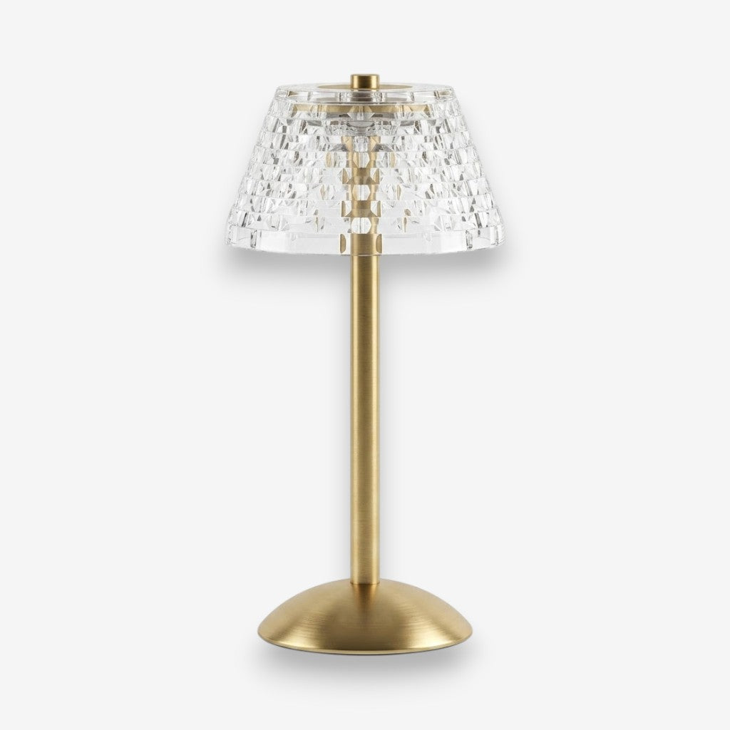 Lampe de bureau tactile dorée | Aurelia