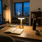 Lampe de bureau tactile aluminium | Novis