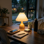 Lampe de bureau vintage bois | Ceralya