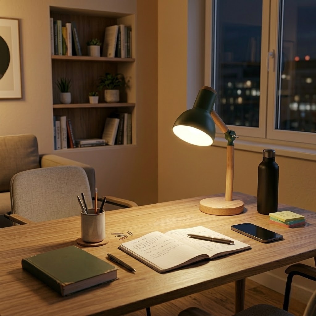 Lampe de bureau bois | Woodena
