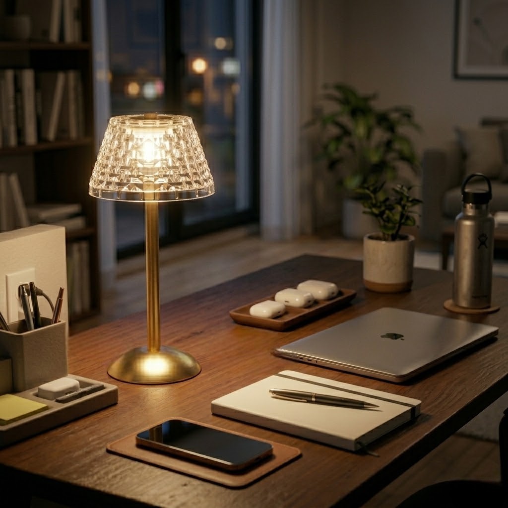 Lampe de bureau vintage tactile | Elaris