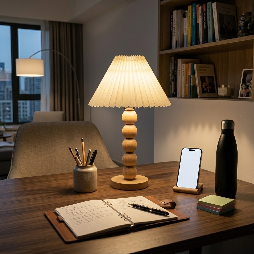 Lampe de bureau bois scandinave | Nordwood