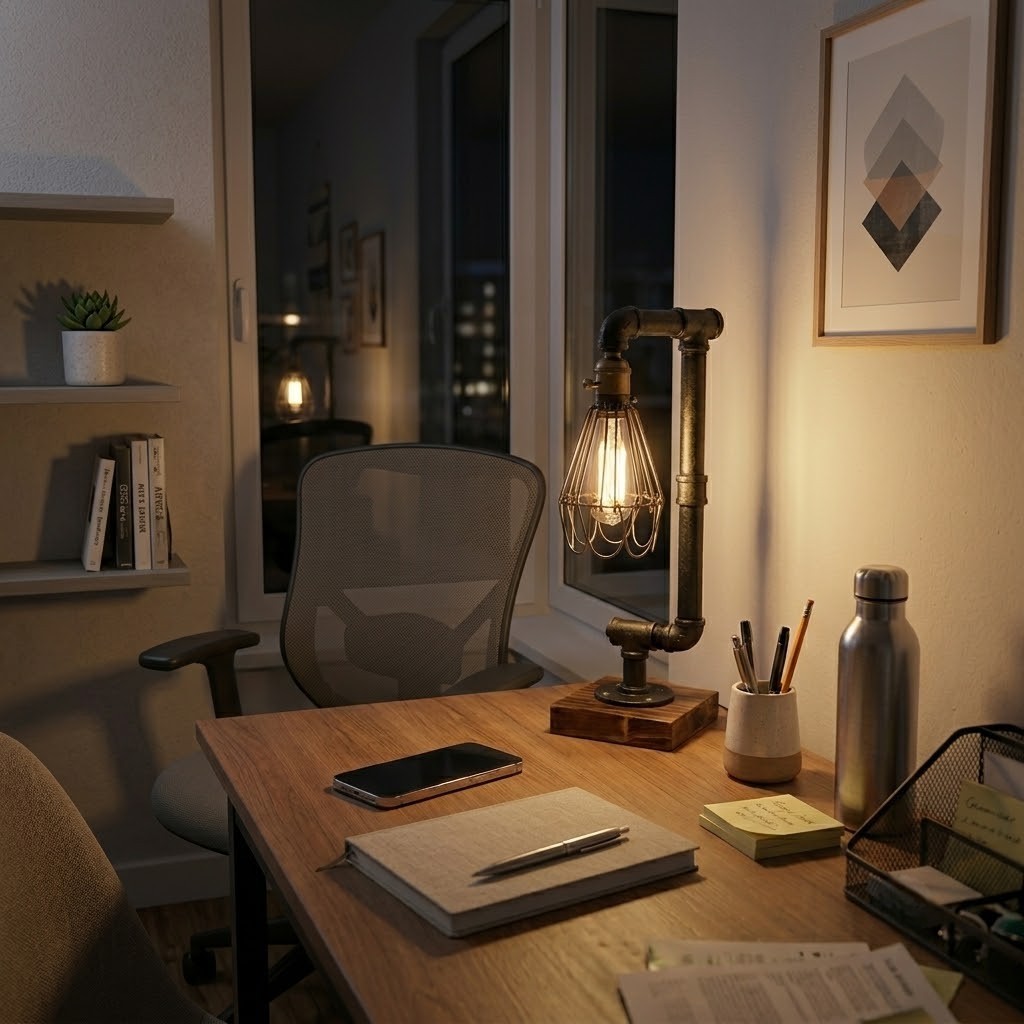 Lampe de bureau vintage industrielle | Loften