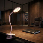 Lampe de bureau à pince rechargeable | Haloa