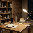 Lampe de bureau blanche télécommande | Remotys