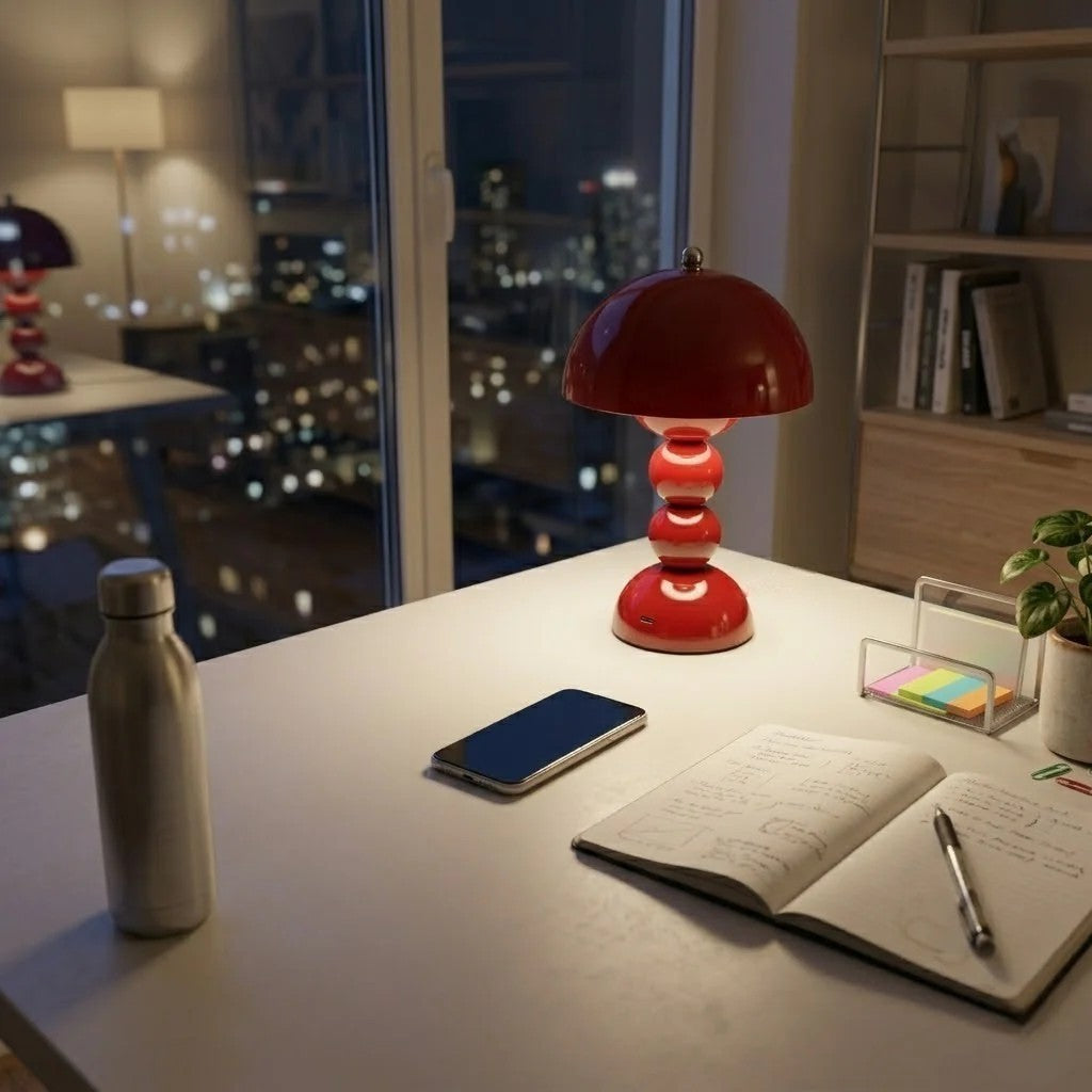 Lampe de bureau sans fil champignon | Nuvia