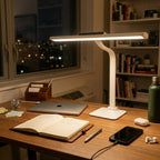 Lampe de bureau tactile blanche | Nordia