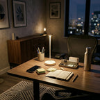 Lampe de bureau blanche moderne | Foldesia