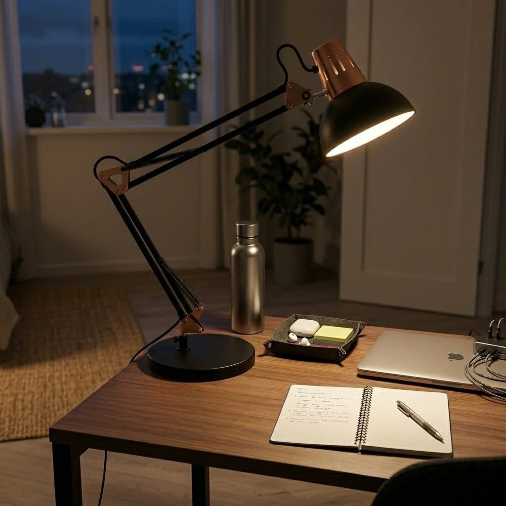 Lampe de bureau à pince moderne | Vectora