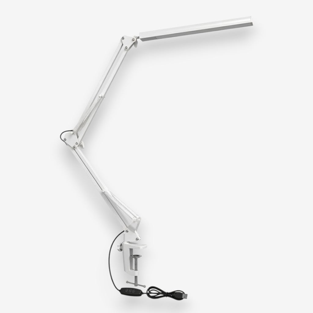 Lampe de bureau à pince articulée | Axion