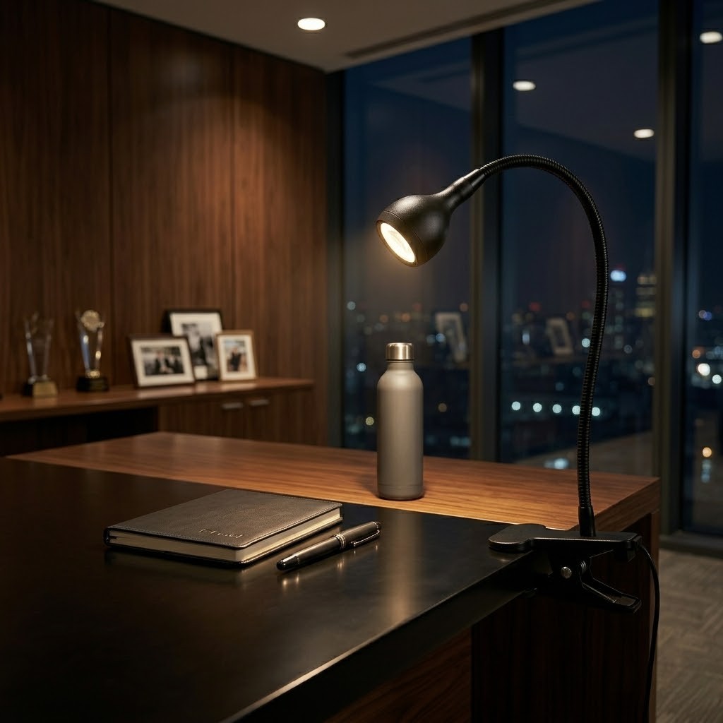 Lampe de bureau à pince USB | Clario