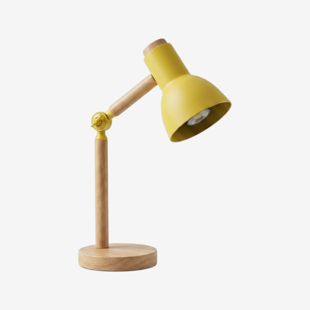 Lampe de bureau articulée bois | Woodia