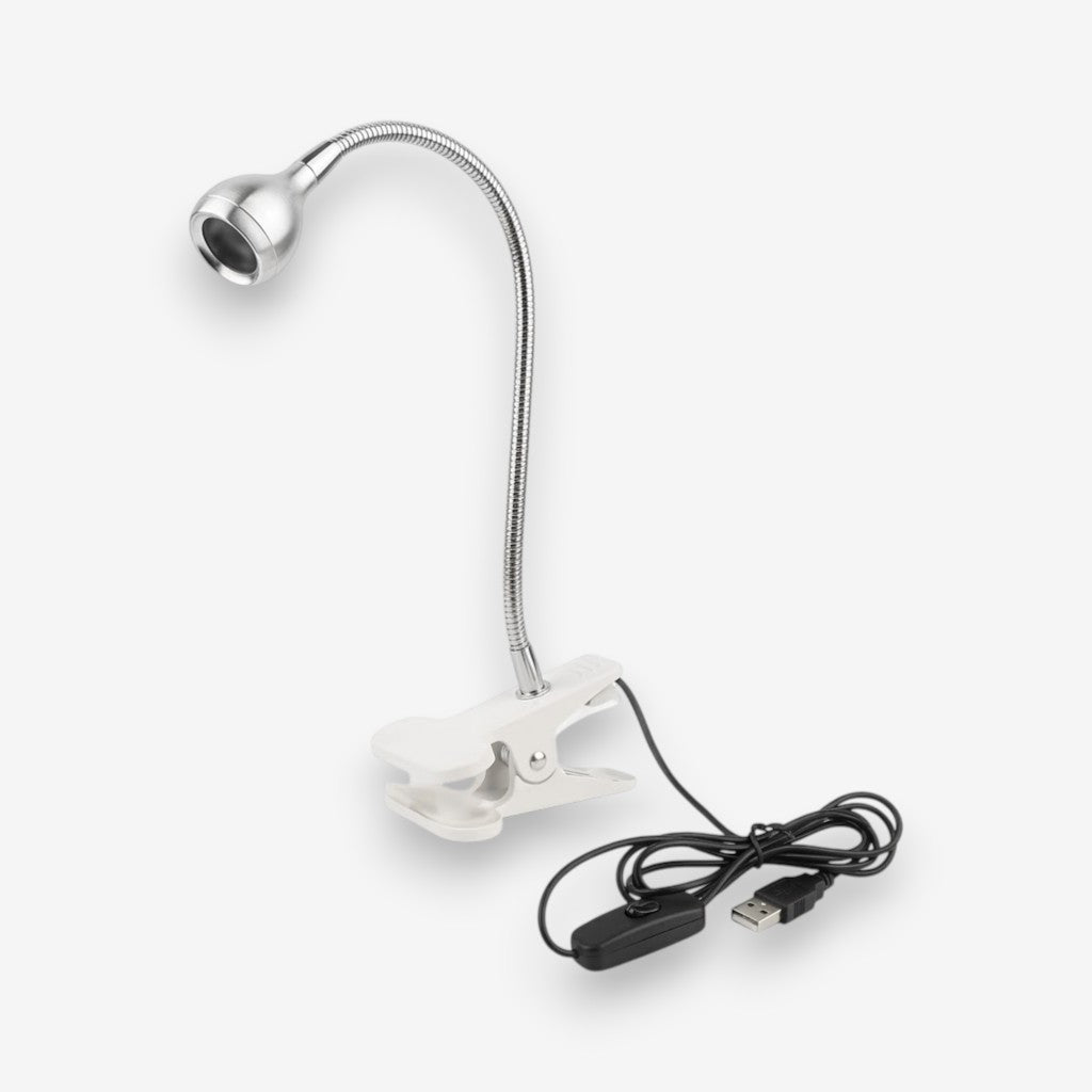 Lampe de bureau à pince USB | Clario