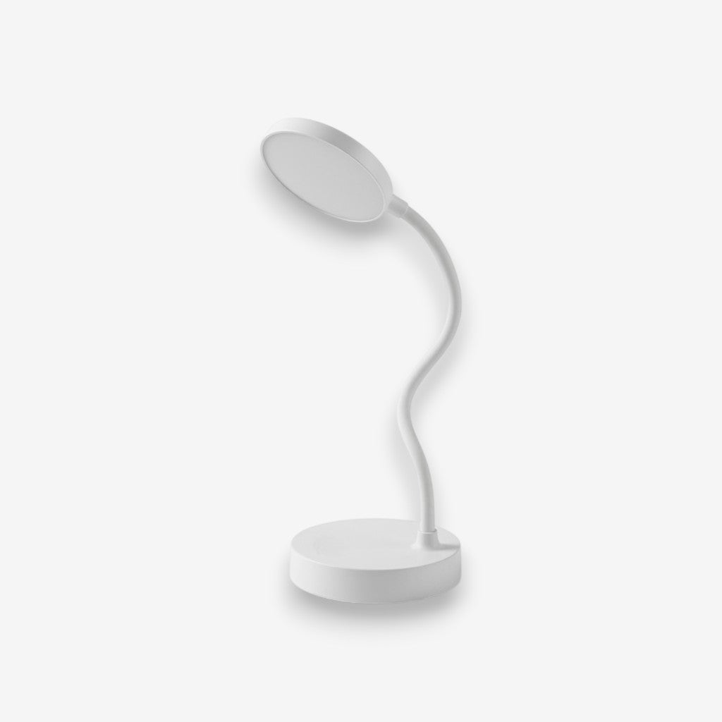Lampe de bureau sans fil blanche | Solaris