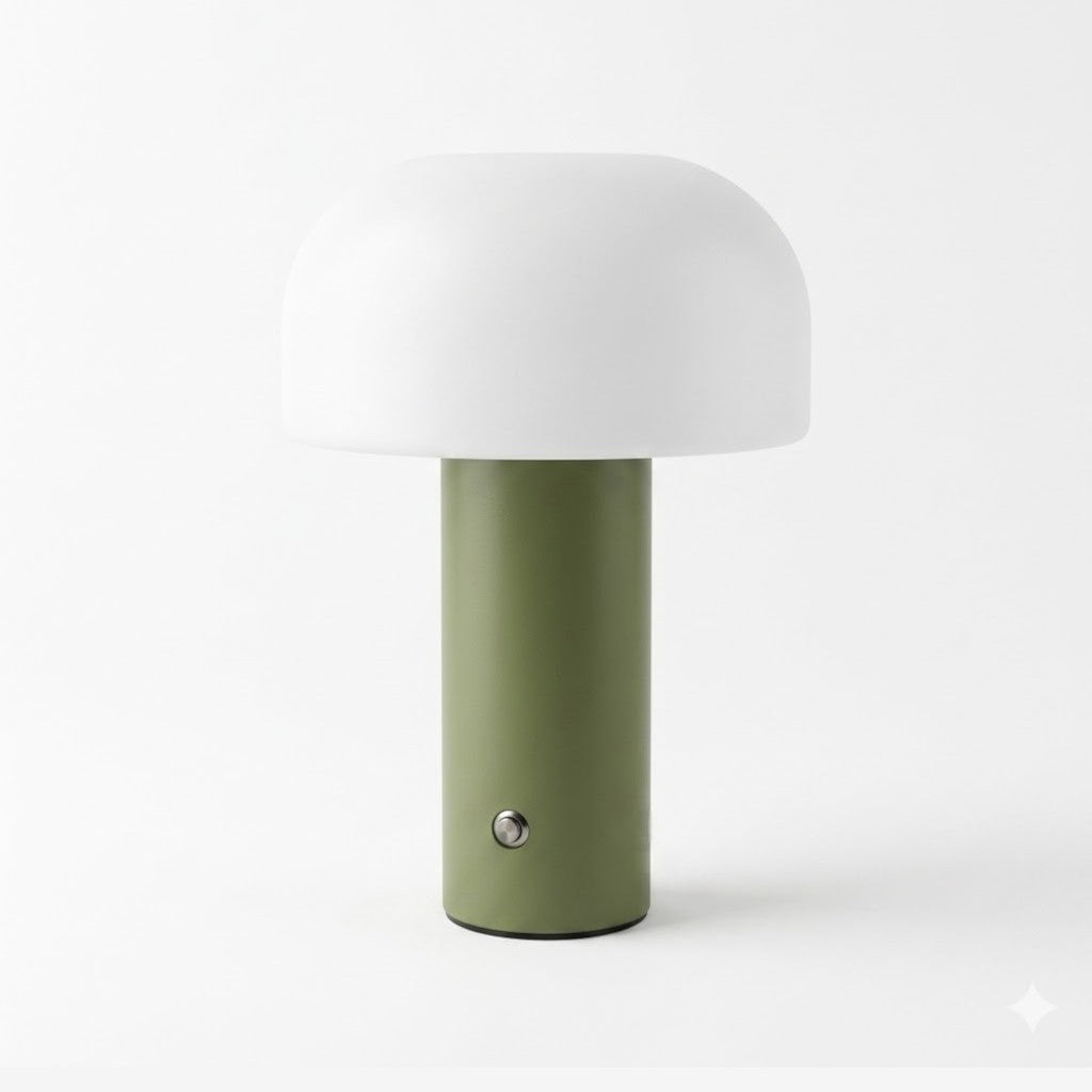 Lampe de bureau verte champignon | Mossia